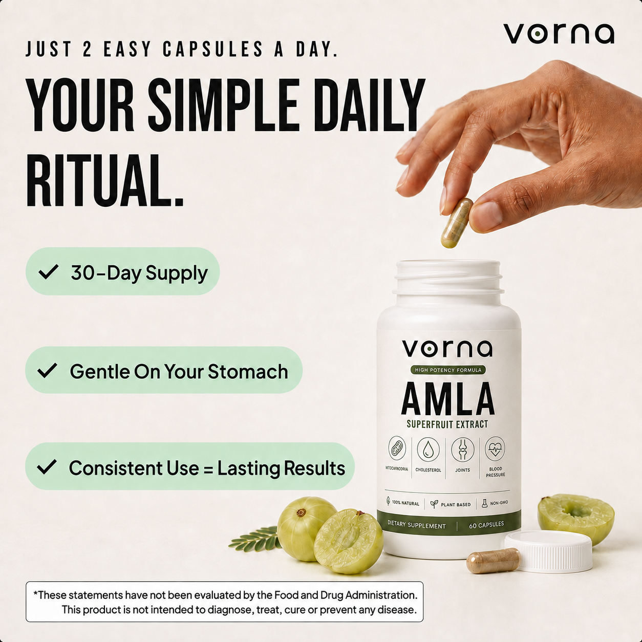 Vorna Amla Pure Extract Capsules